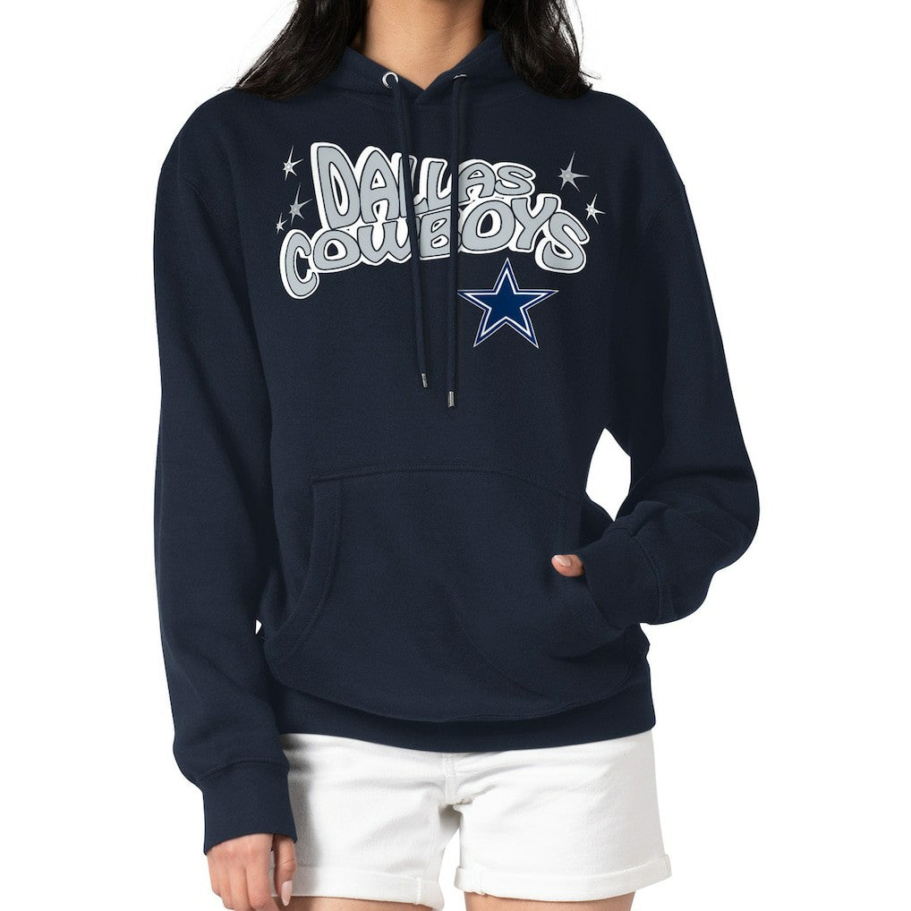 NFL Dallas Cowboys Starter Women's Fireworks Fleece Pullover Hoodie