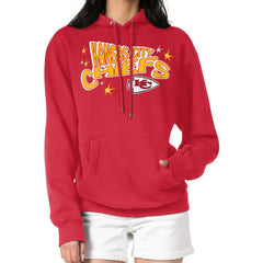 NFL Kansas City Chiefs Starter Women's Fireworks Fleece Pullover Hoodie