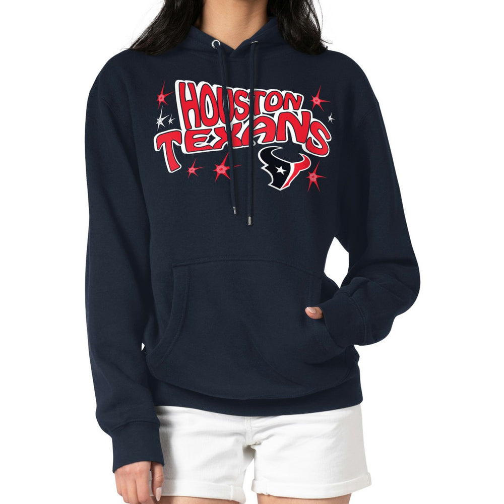 NFL Houston Texans Starter Women's Fireworks Fleece Pullover Hoodie