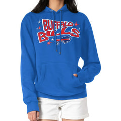 NFL Buffalo Bills Starter Women's Fireworks Fleece Pullover Hoodie