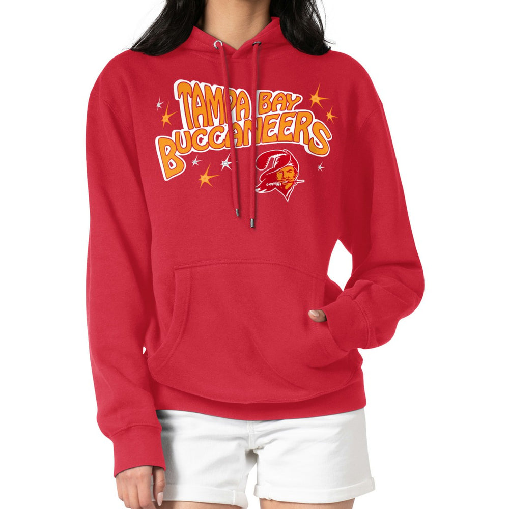 NFL Tampa Bay Buccaneers Starter Women's Fireworks Fleece Pullover Hoodie