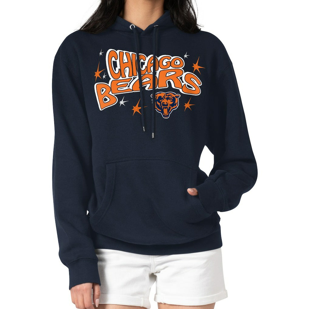 NFL Chicago Bears Starter Women's Fireworks Fleece Pullover Hoodie