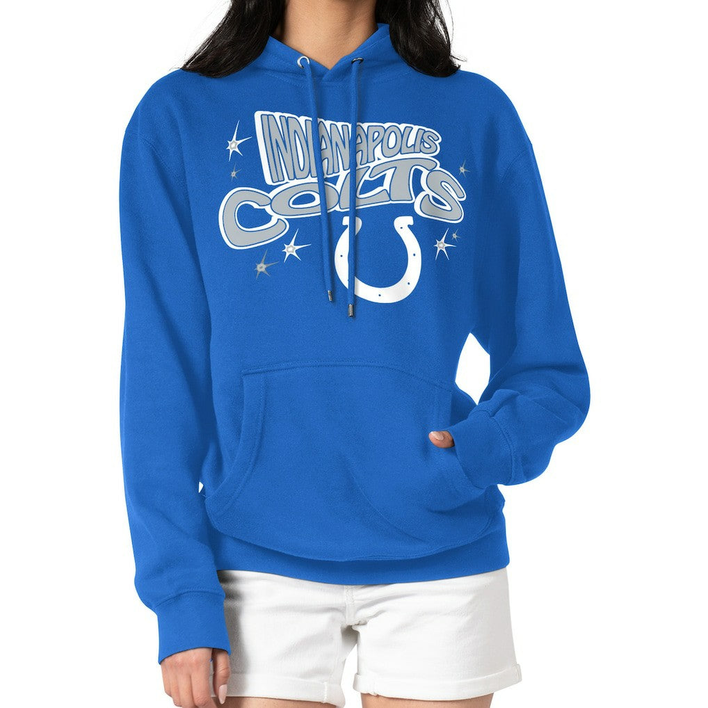 NFL Indianapolis Colts Starter Women's Fireworks Fleece Pullover Hoodie