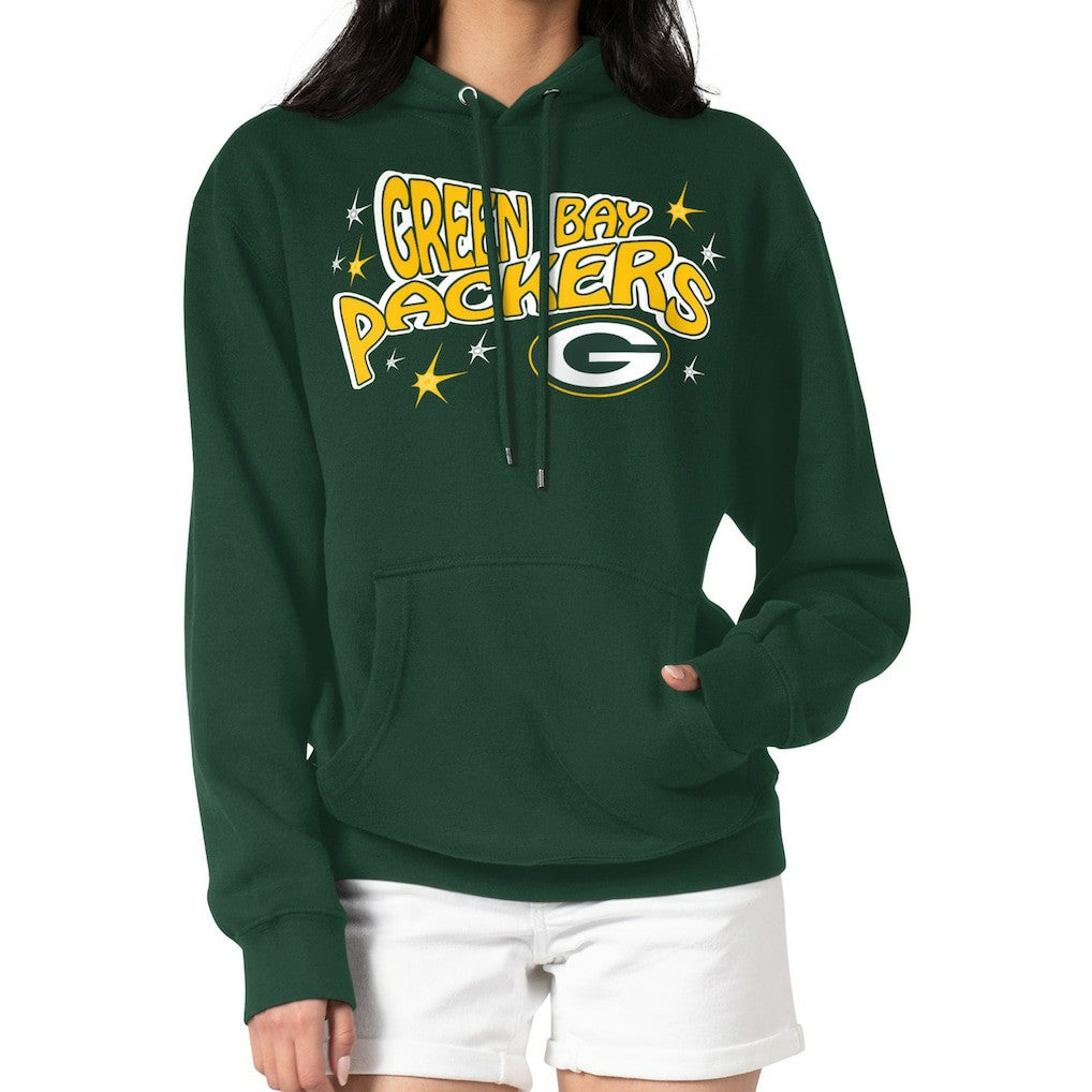 NFL Green Bay Packers Starter Women's Fireworks Fleece Pullover Hoodie