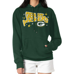 NFL Green Bay Packers Starter Women's Fireworks Fleece Pullover Hoodie
