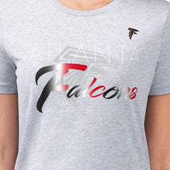 NFL Atlanta Falcons G-III 4Her by Carl Banks Women's Super-Slim Fit Lightweight Shadow Logo T-Shirt
