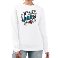 NFL Jacksonville Jaguars G-III 4Her by Carl Banks Women's Roses Fleece Tri-Blend Pullover Sweatshirt