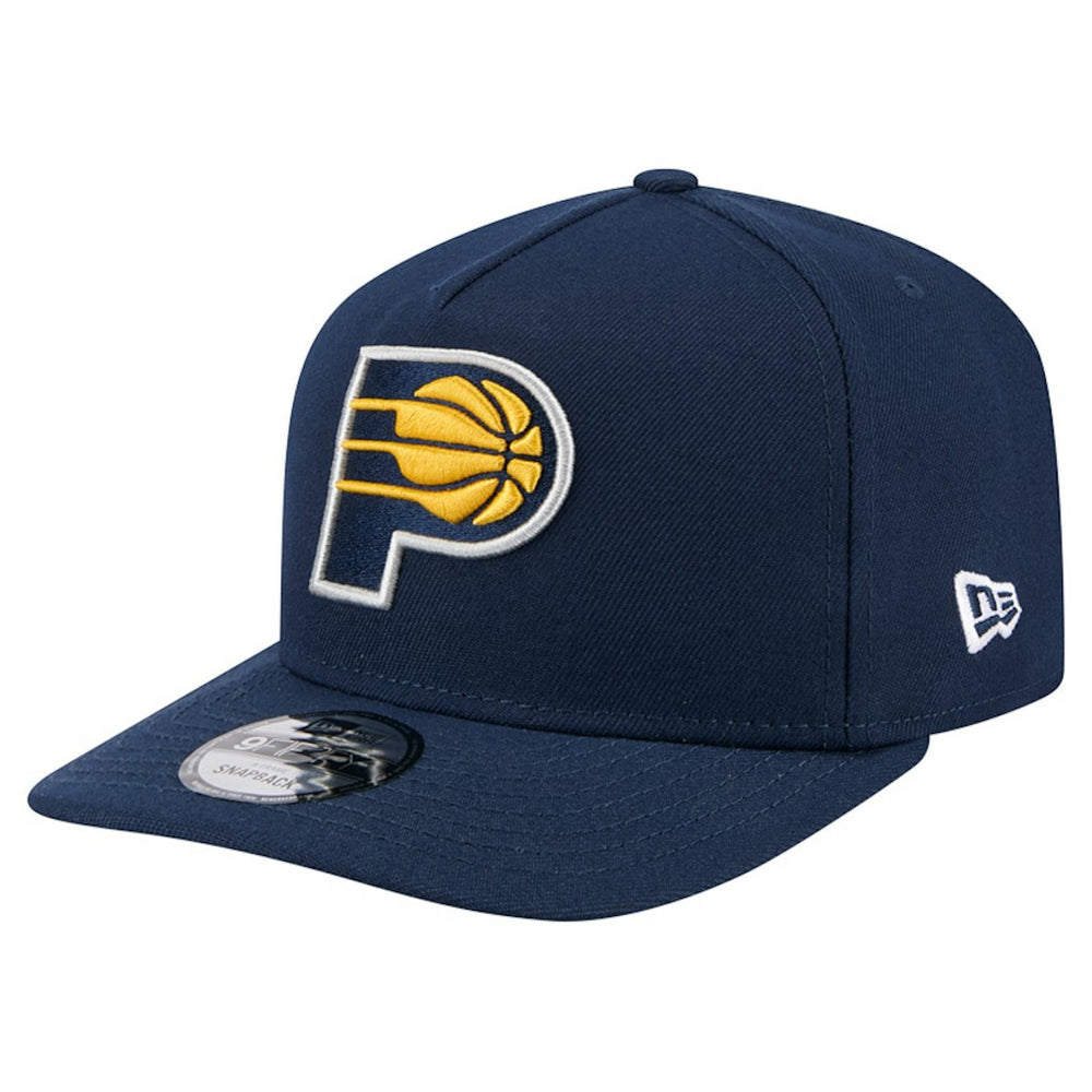 Indiana Pacers Core Logo A-Frame 9FIFTY Snapback Hat - Navy | New Era sale