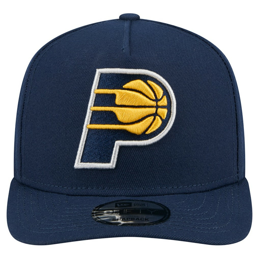 Indiana Pacers Core Logo A-Frame 9FIFTY Snapback Hat - Navy | New Era sale