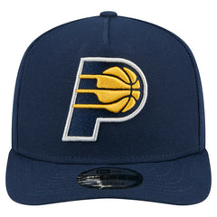 Indiana Pacers Core Logo A-Frame 9FIFTY Snapback Hat - Navy | New Era sale