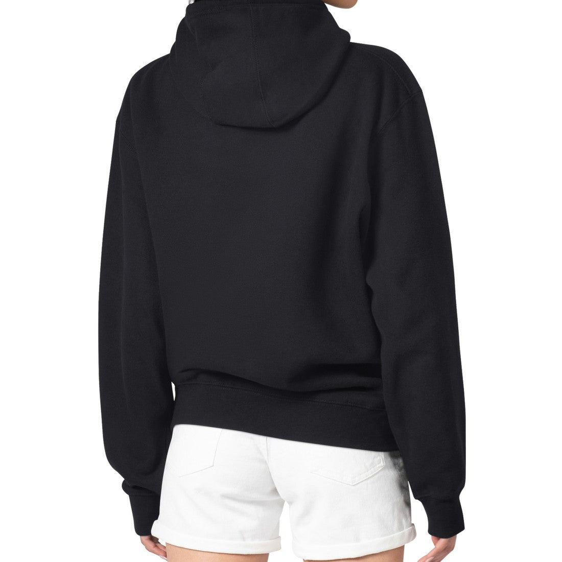 NFL Denver Broncos G-III 4Her by Carl Banks Women's Metallic Print Football Sketch Fleece Pullover Hoodie