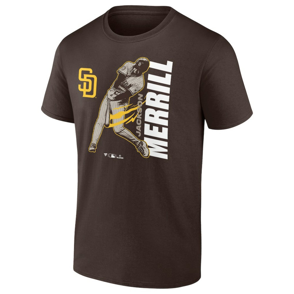 Jackson Merrill San Diego Padres Player Graphic T-Shirt - Brown