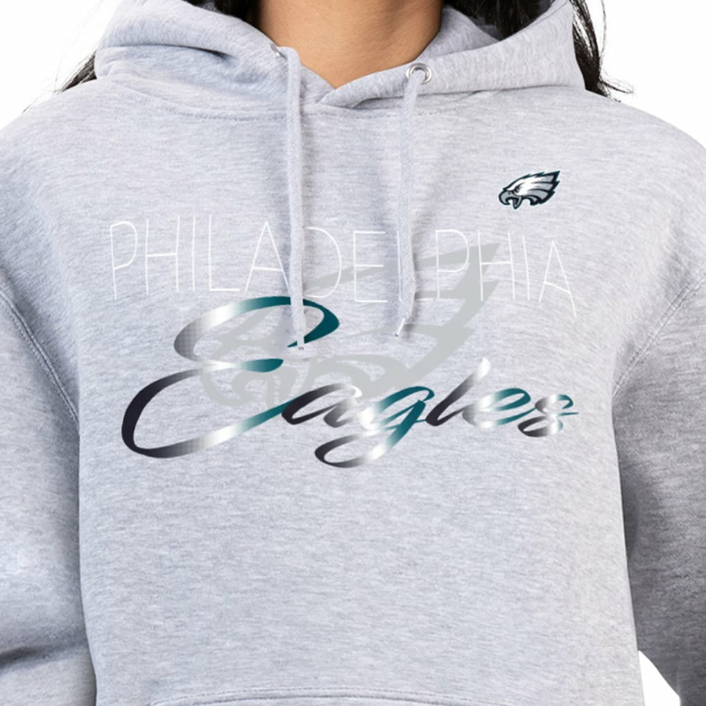 NFL Philadelphia Eagles G-III 4Her by Carl Banks Women's Shadow Logo Fleece Pullover Hoodie
