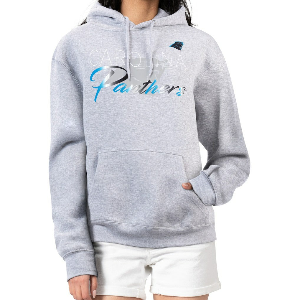 NFL Carolina Panthers G-III 4Her by Carl Banks Women's Shadow Logo Fleece Pullover Hoodie