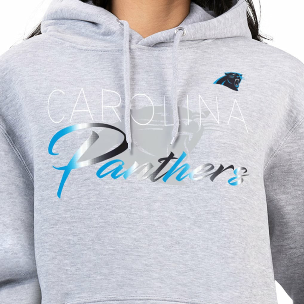 NFL Carolina Panthers G-III 4Her by Carl Banks Women's Shadow Logo Fleece Pullover Hoodie