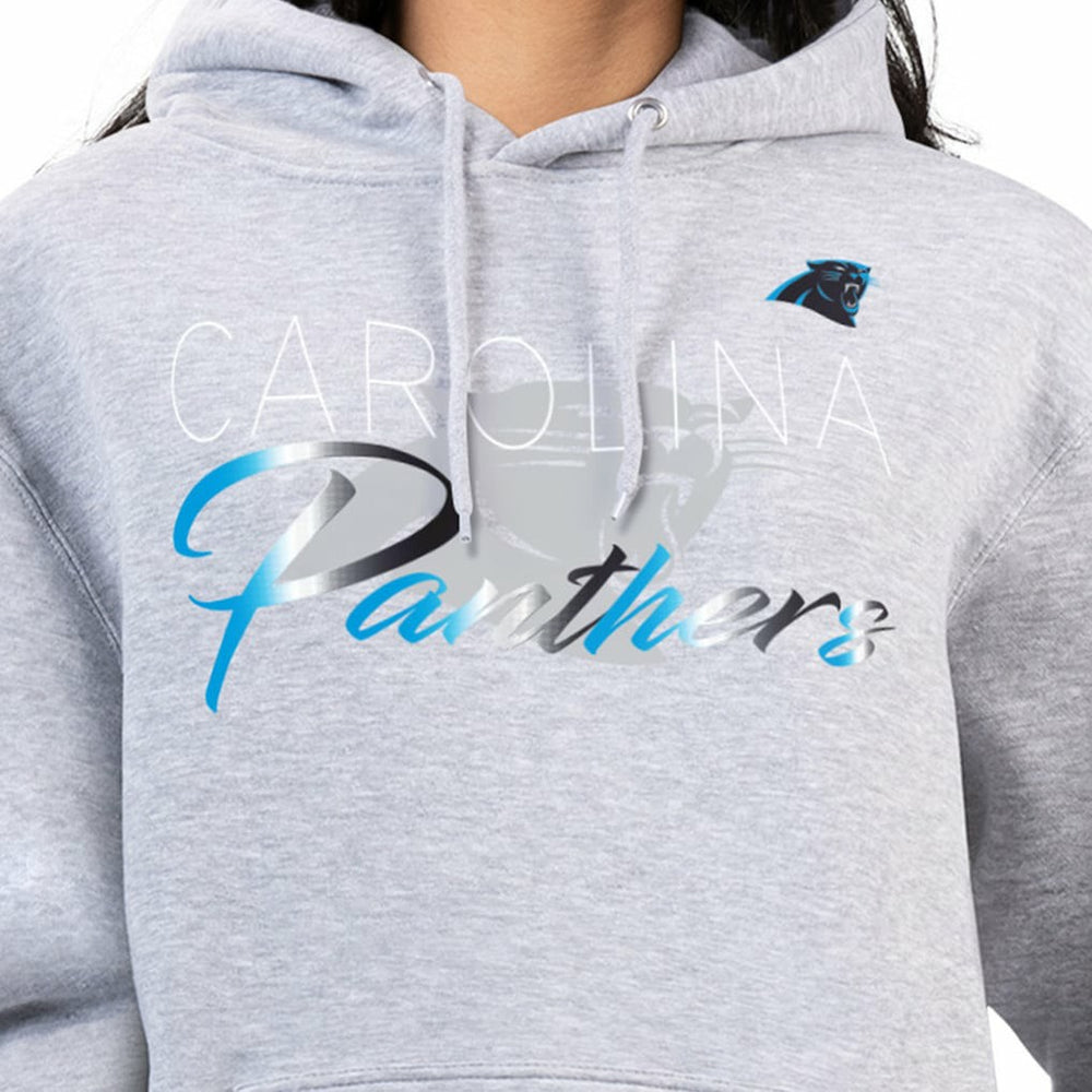 NFL Carolina Panthers G-III 4Her by Carl Banks Women's Shadow Logo Fleece Pullover Hoodie