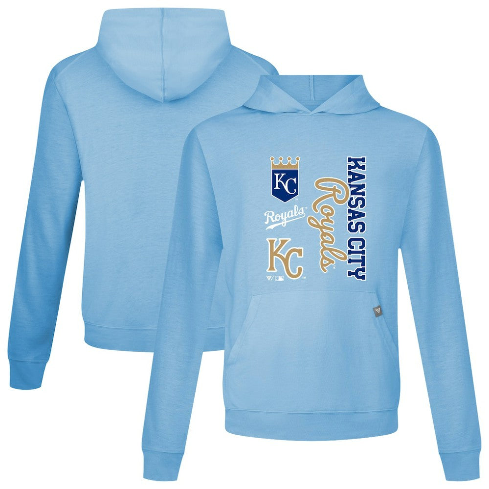 Kansas City Royals Levelwear Crown Relay Pullover Hoodie - Light Blue