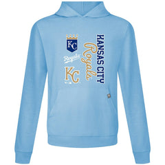 Kansas City Royals Levelwear Crown Relay Pullover Hoodie - Light Blue