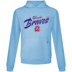 Atlanta Braves Levelwear Defiant Relay Pullover Hoodie - Light Blue