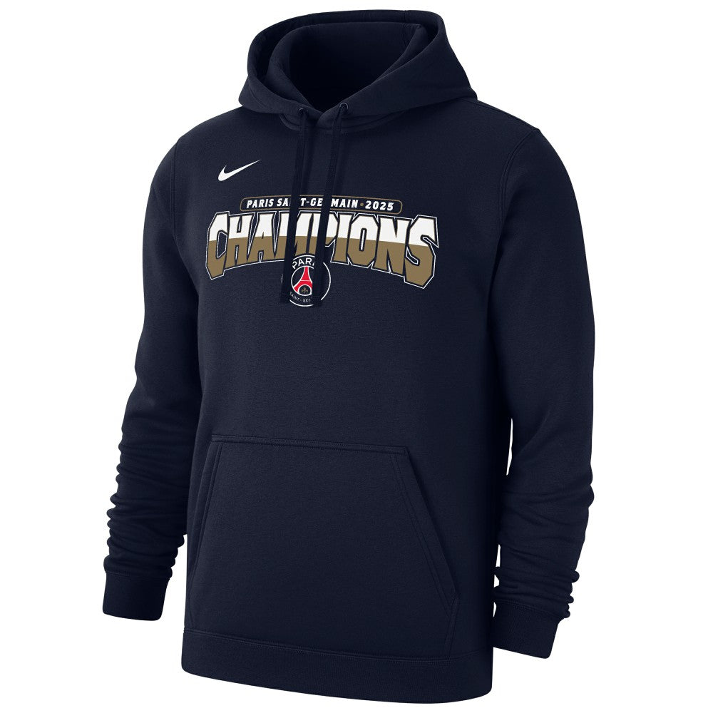Paris Saint-Germain 2025 Champions League Winners Club Pullover Hoodie / Soccer Online
