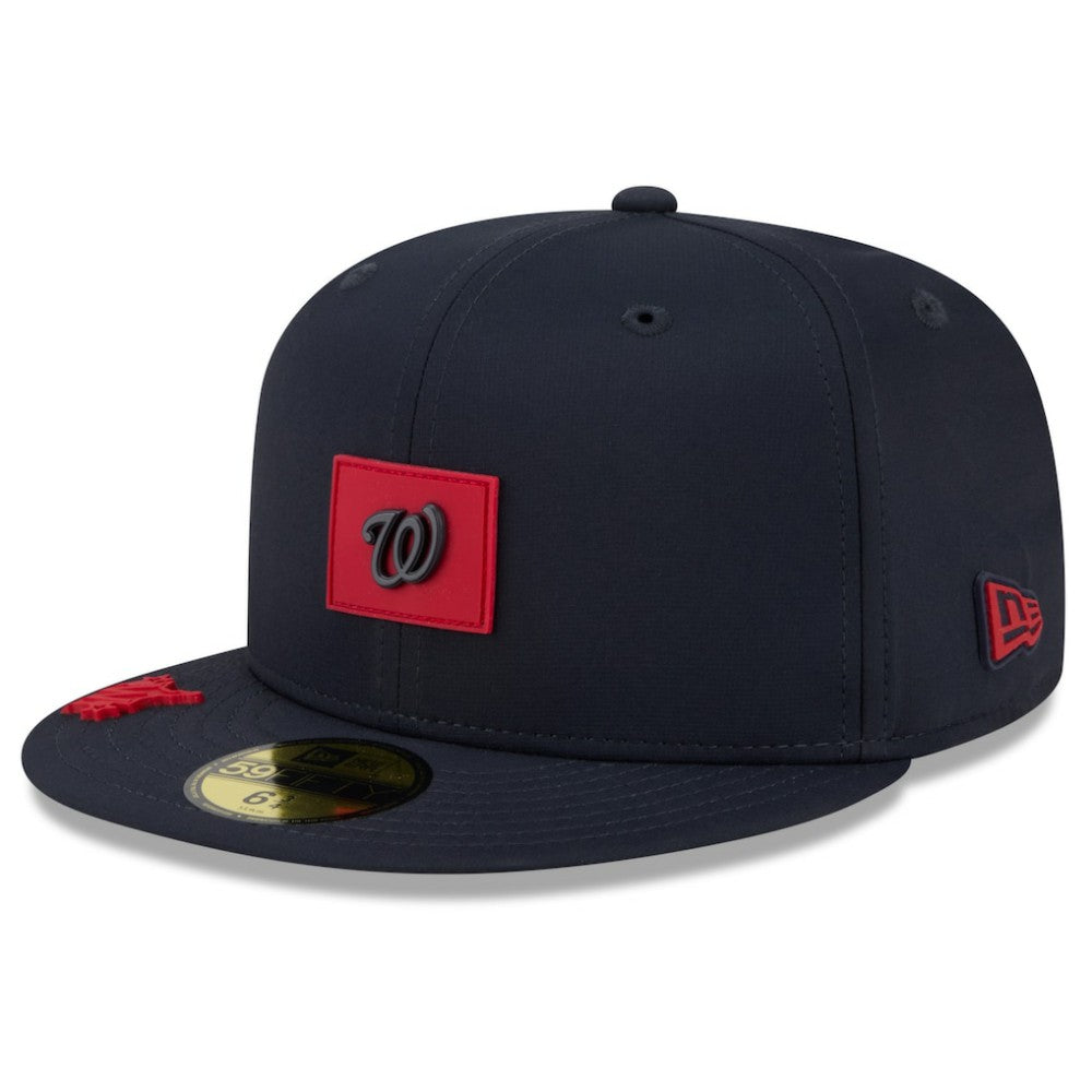 Washington Nationals 2026 Clubhouse 59FIFTY Fitted Hat - Navy | New Era
