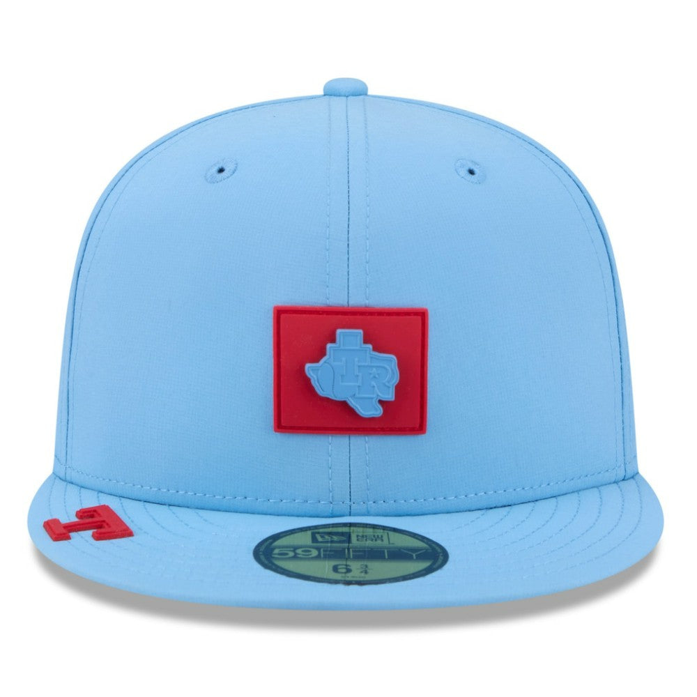 Texas Rangers 2026 Clubhouse Alternate 59FIFTY Fitted Hat - Light Blue | New Era