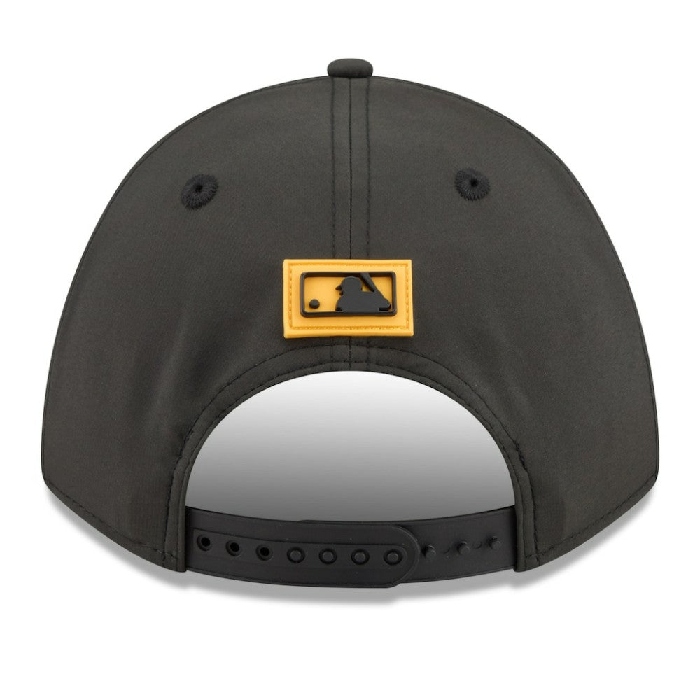 Pittsburgh Pirates 2026 Clubhouse 9FORTY A-Frame Adjustable Hat - Black | New Era