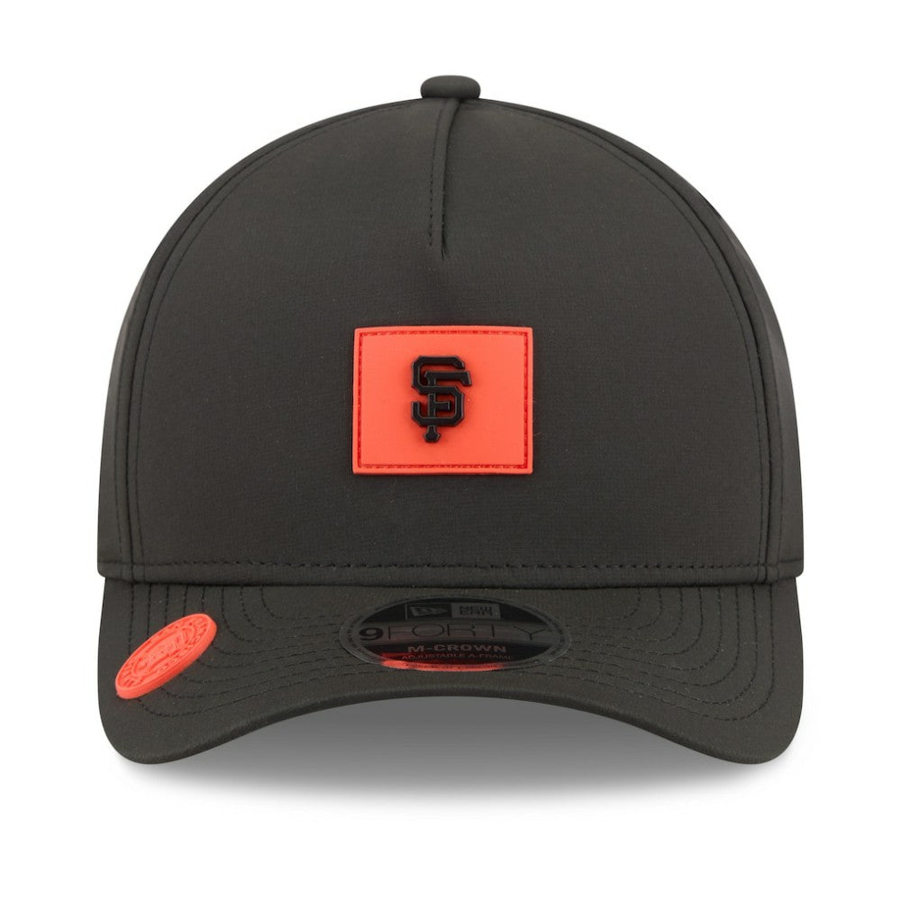 San Francisco Giants 2026 Clubhouse 9FORTY A-Frame Adjustable Hat - Black | New Era