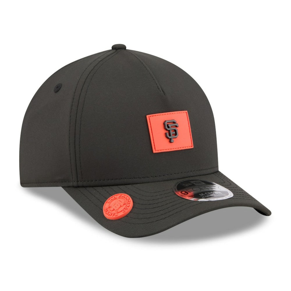 San Francisco Giants 2026 Clubhouse 9FORTY A-Frame Adjustable Hat - Black | New Era