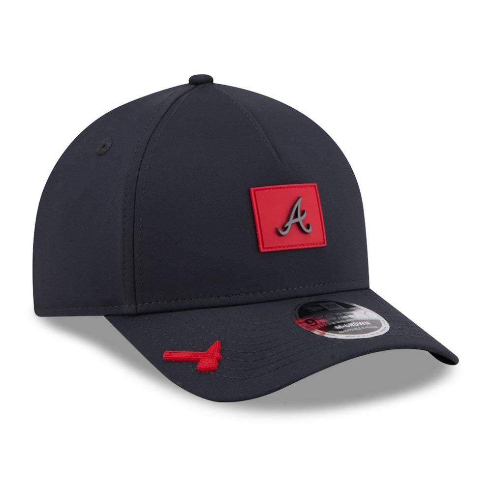 Atlanta Braves 2026 Clubhouse 9FORTY A-Frame Adjustable Hat - Navy | New Era