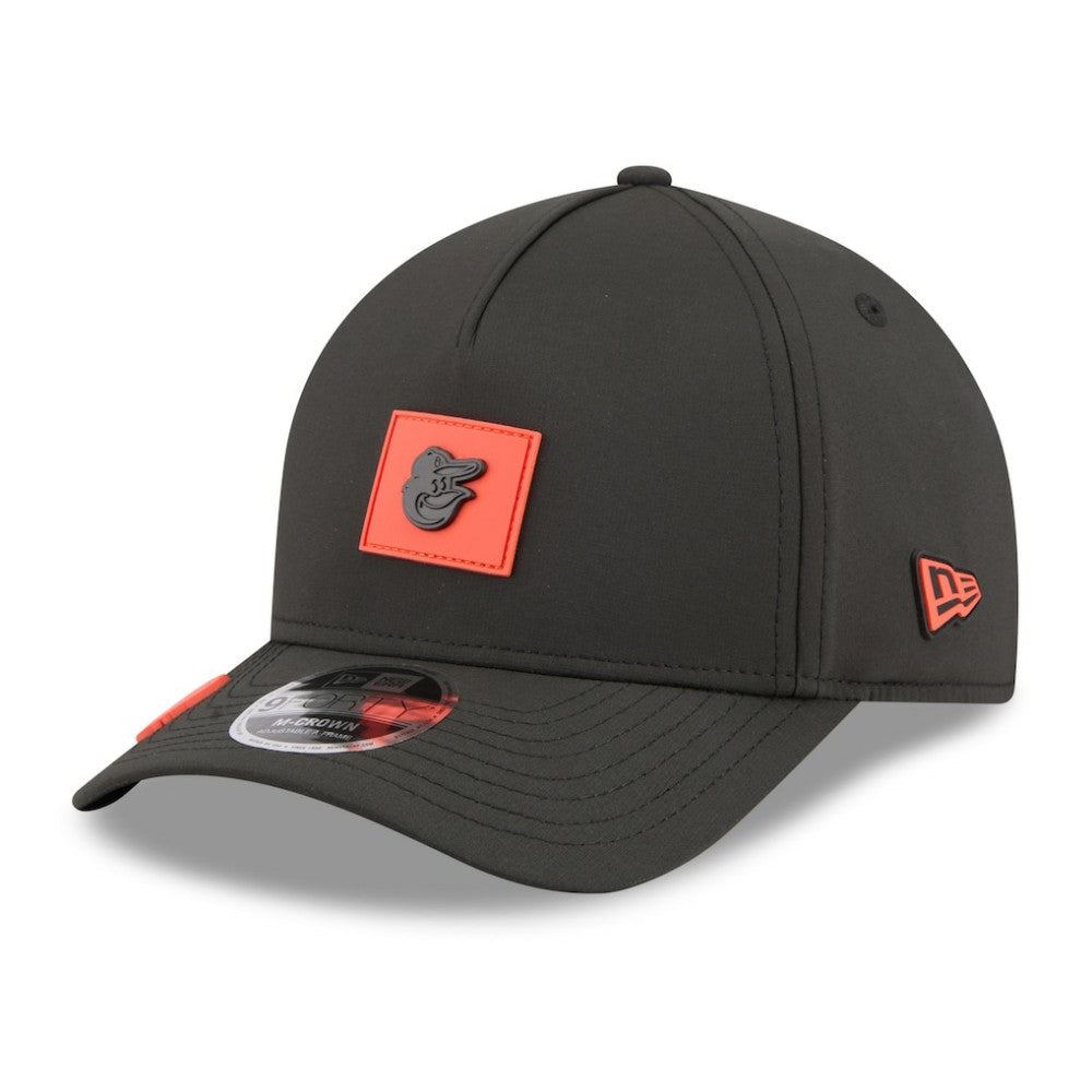 Baltimore Orioles 2026 Clubhouse 9FORTY A-Frame Adjustable Hat - Black | New Era