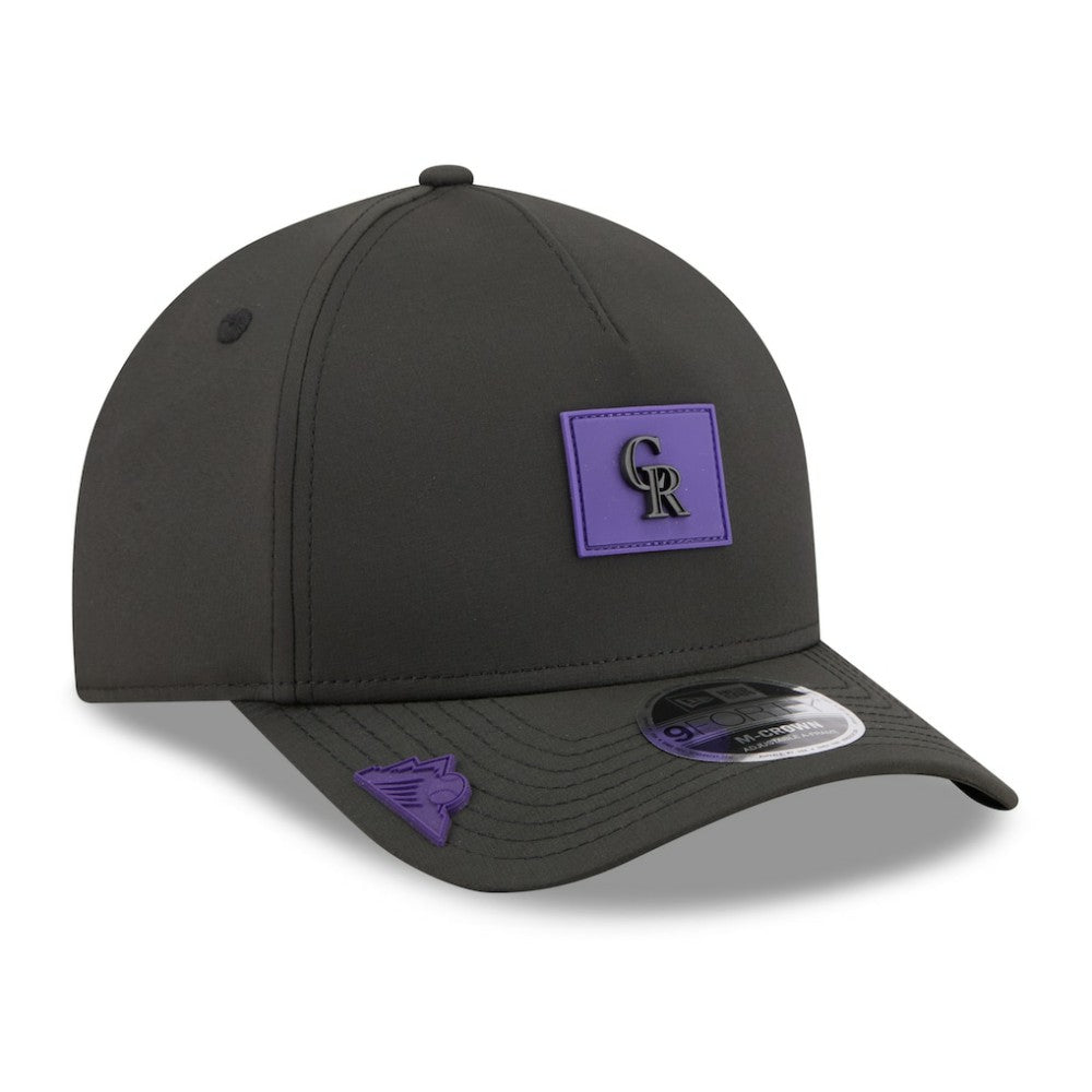 Colorado Rockies 2026 Clubhouse 9FORTY A-Frame Adjustable Hat - Black | New Era