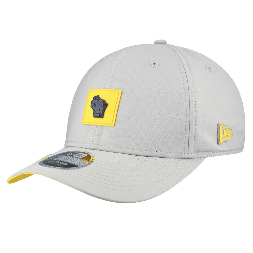 Milwaukee Brewers 2026 Clubhouse Alternate 39THIRTY Flex Hat - Gray | New Era