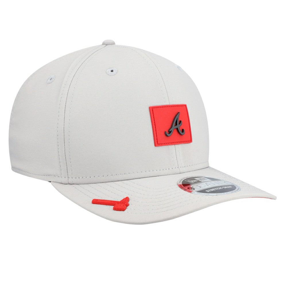 Atlanta Braves 2026 Clubhouse 9SEVENTY Adjustable Hat - Gray | New Era