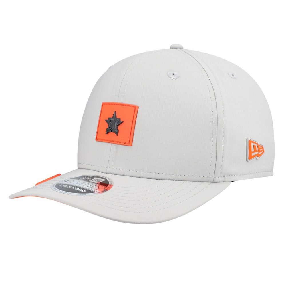 Houston Astros 2026 Clubhouse 9SEVENTY Adjustable Hat - Gray | New Era