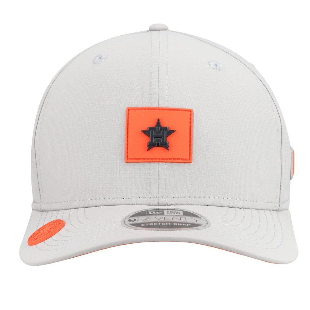 Houston Astros 2026 Clubhouse 9SEVENTY Adjustable Hat - Gray | New Era
