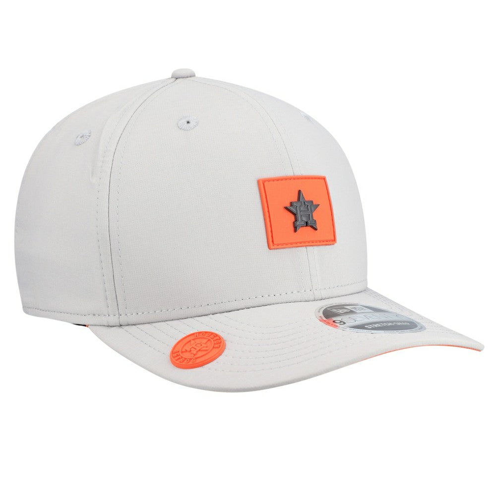 Houston Astros 2026 Clubhouse 9SEVENTY Adjustable Hat - Gray | New Era