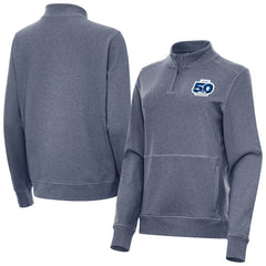 NFL Seattle Seahawks Antigua Women's 50th Season Crush Quarter-Zip Pullover