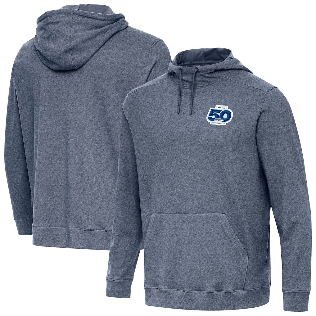 NFL Seattle Seahawks Antigua 50th Season Cloud Pullover Hoodie