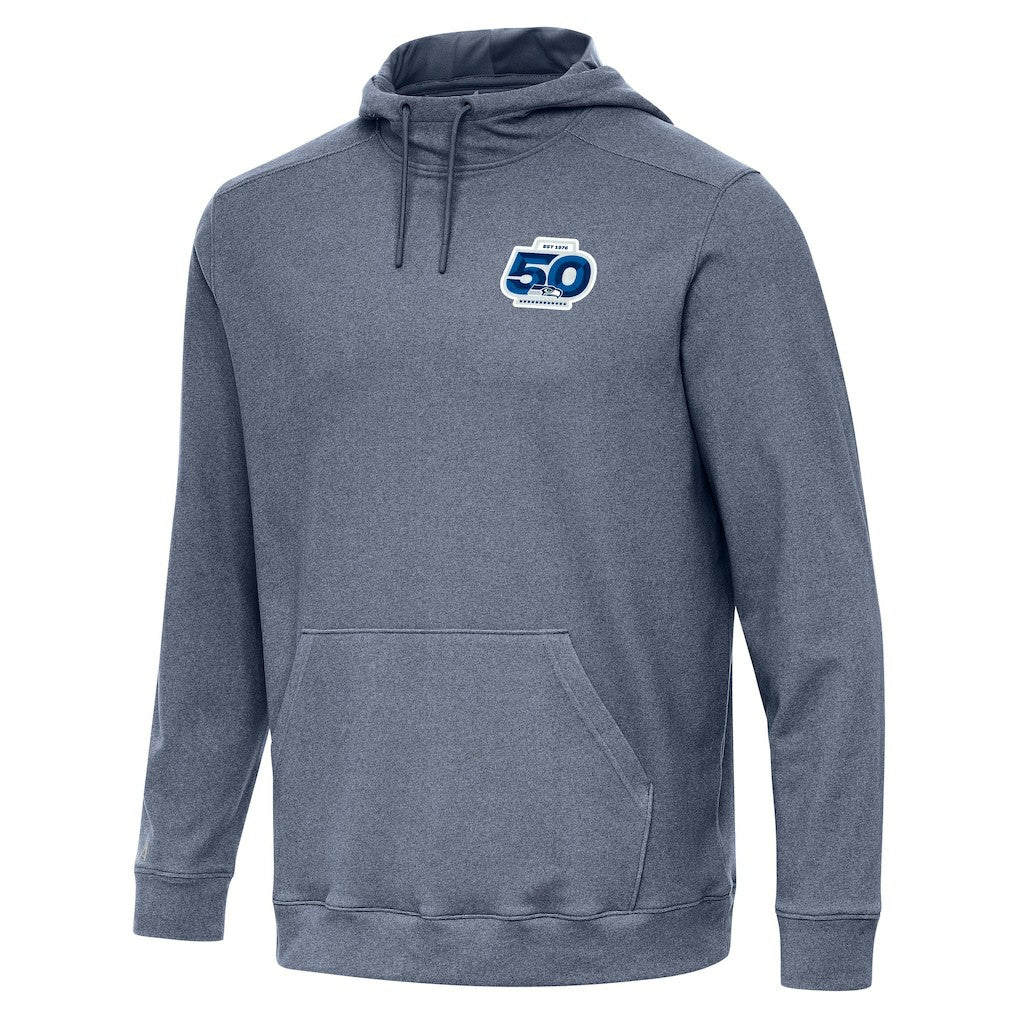 NFL Seattle Seahawks Antigua 50th Season Cloud Pullover Hoodie
