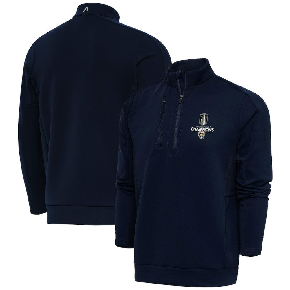 Florida Panthers Fanatics 2025 Stanley Cup Champions Genesis Quarter-Zip Pullover