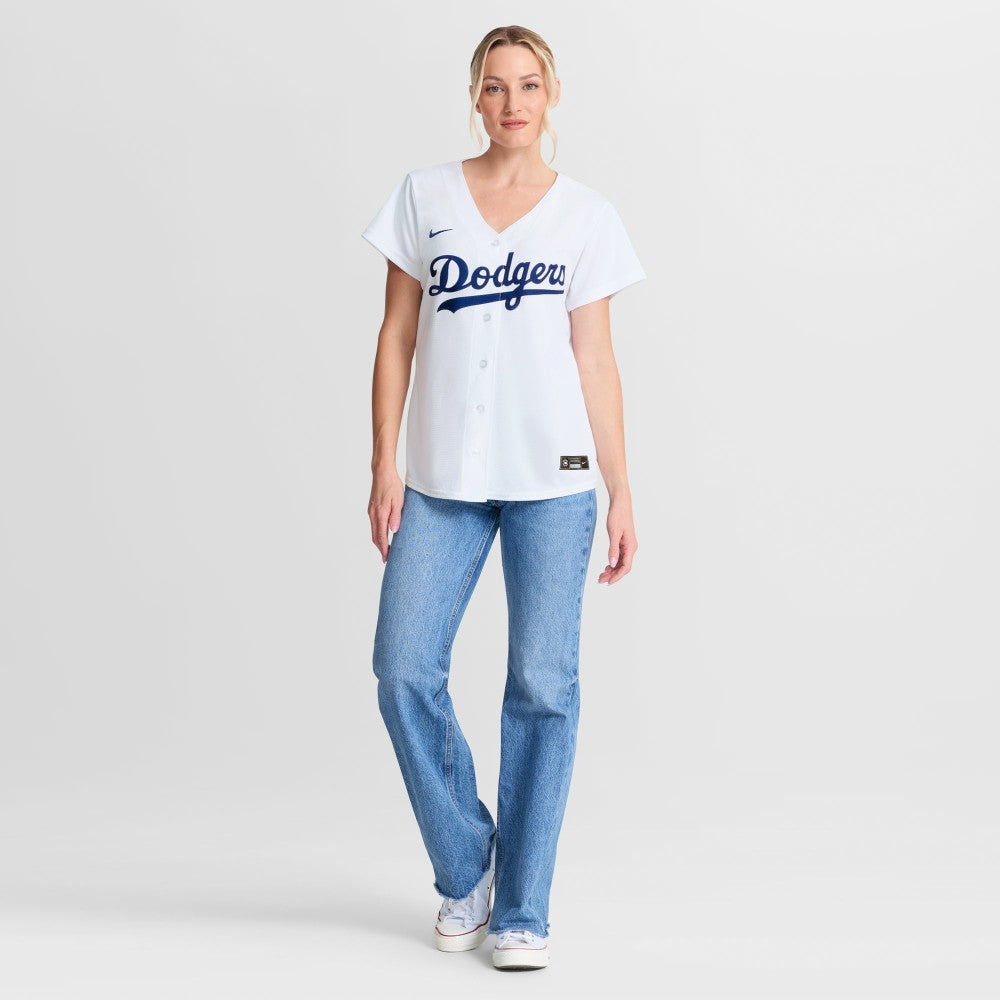 Los Angeles Dodgers Women's Home Replica Jersey - White | Nike