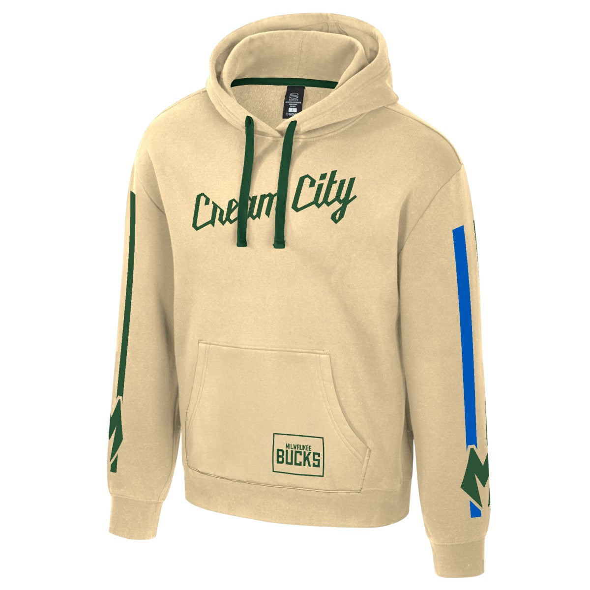 Milwaukee Bucks Stadium Essentials Unisex 2025/26 City Edition City Star Hoodie - Cream discount
