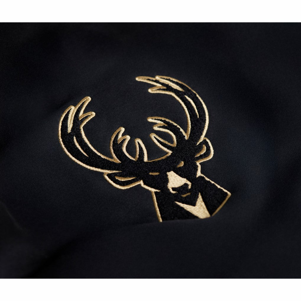 Milwaukee Bucks Stadium Essentials Unisex Club Level Chenille Sweatshirt - Black sale