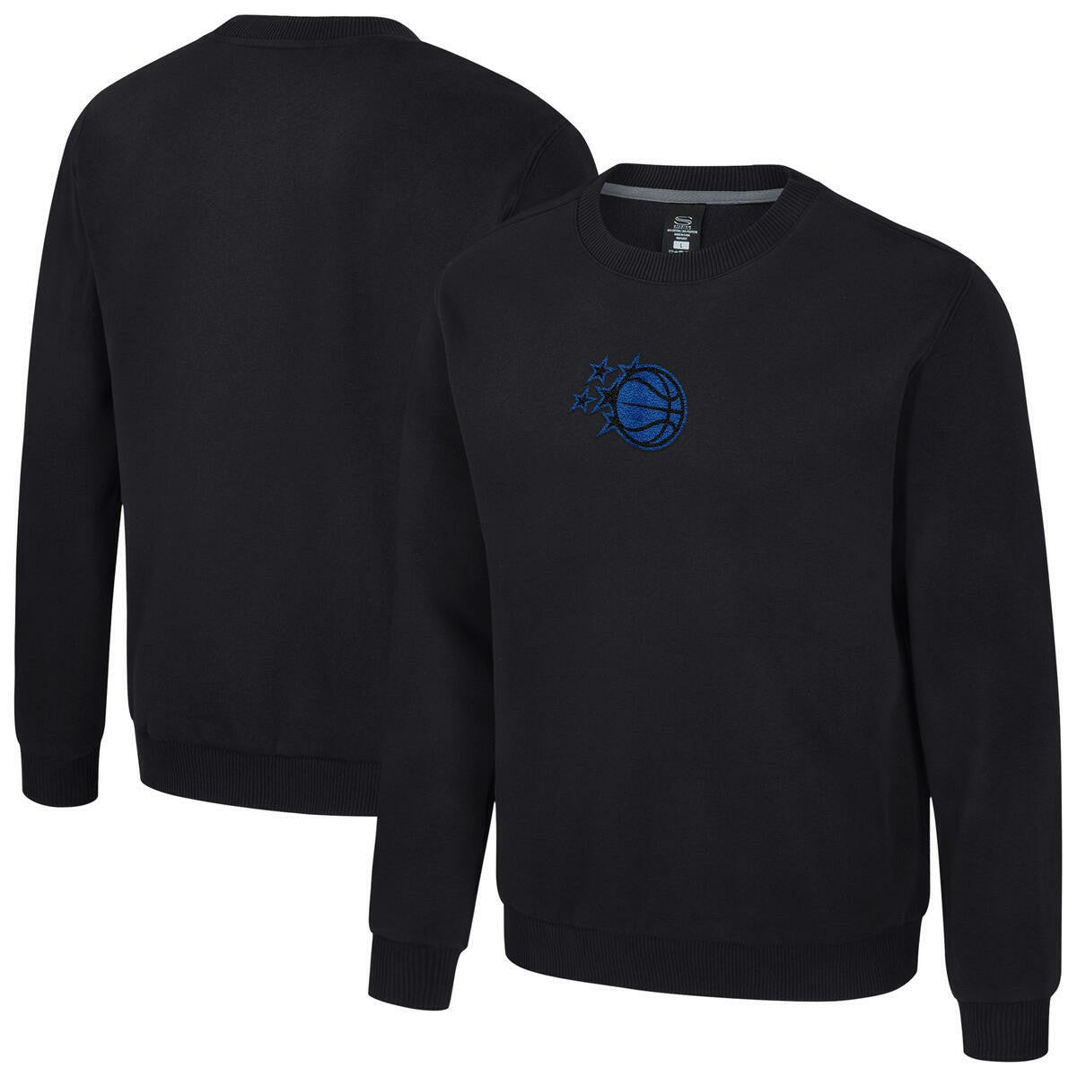 Orlando Magic Stadium Essentials Unisex Club Level Chenille Sweatshirt - Black cheap