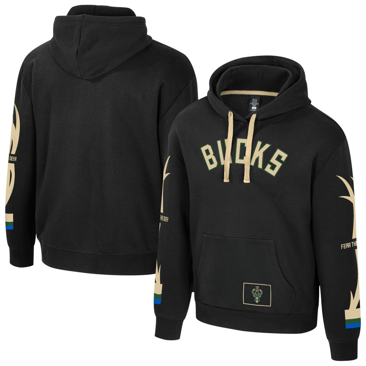 Milwaukee Bucks Stadium Essentials Unisex City Star Hoodie - Black cheap