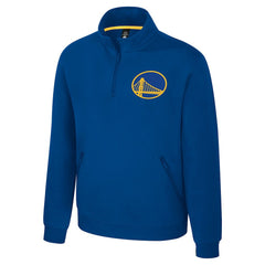 Golden State Warriors Stadium Essentials Unisex Varsity Trainer Quarter-Zip Pullover sale - Royal shop