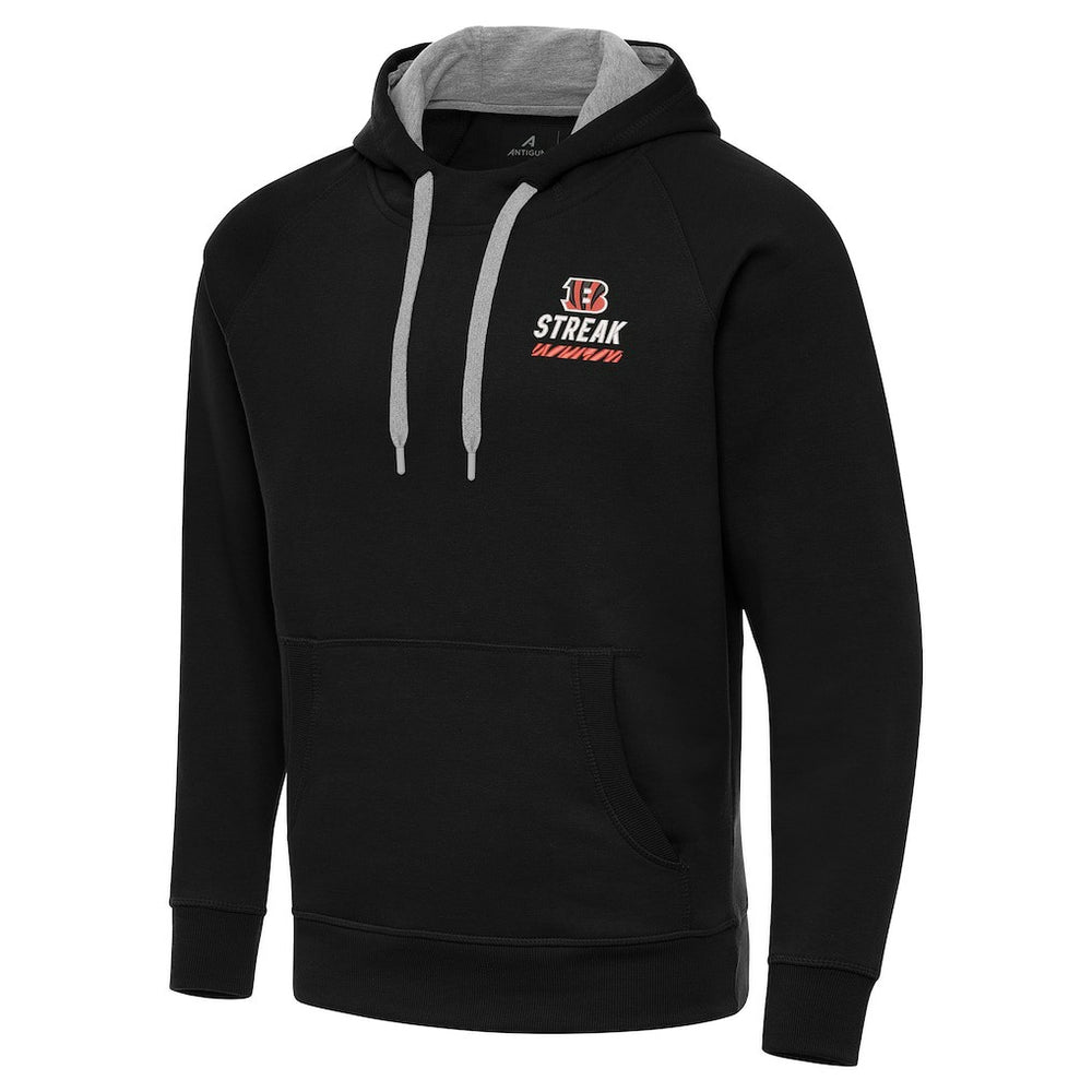 NFL Cincinnati Bengals Antigua Streak Victory Pullover Hoodie