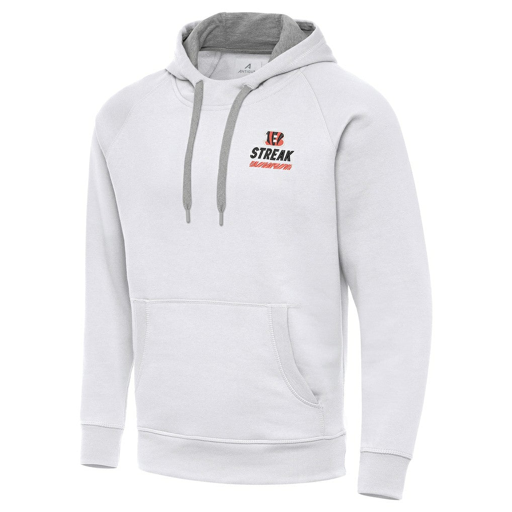 NFL Cincinnati Bengals Antigua Streak Victory Pullover Hoodie