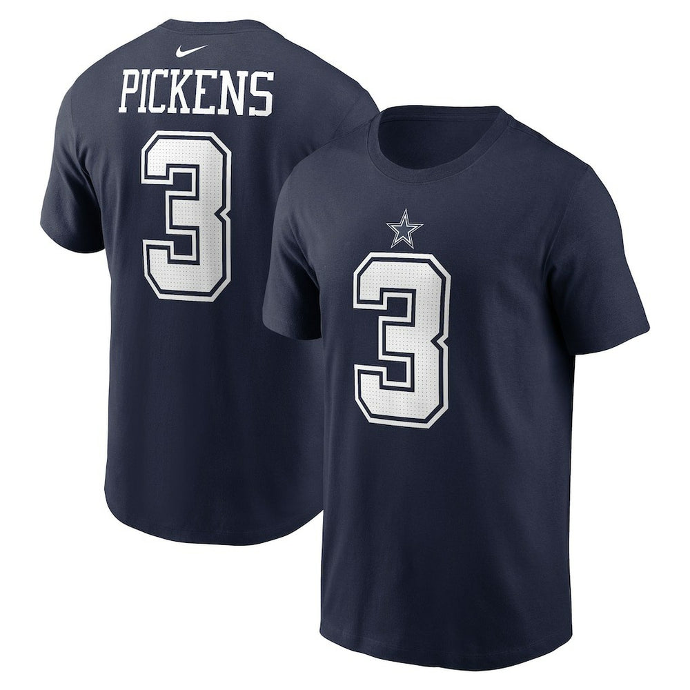 NFL Dallas Cowboys George Pickens  Name & Number T-Shirt